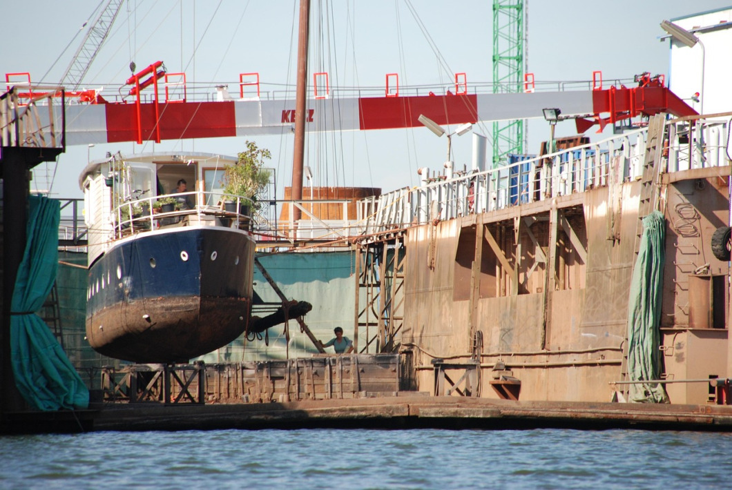 boatyard ship repair dock